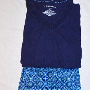 DONATED (GONE) - COPY - Croft & Barrow Summer Capri Pajamas